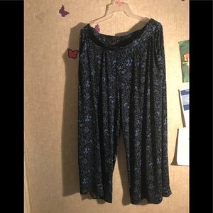 Plus Petite Wide Leg Palazzo Pants